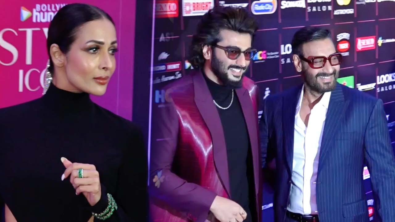 Malaika Arora, Arjun Kapoor and Ajay Devgn attended Bollywood Hungama Style Icons Awards | Shudh Manoranjan