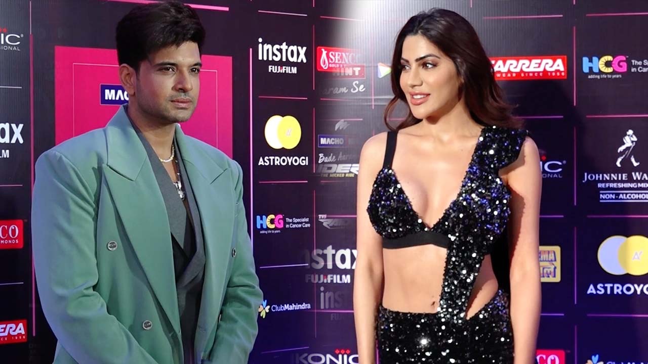 Karan Kundrra और Nikki Tamboli का छाया चेहरा, पहुंचे Bollywood Hungama Style Icons Awards Show में | Shudh Manoranjan