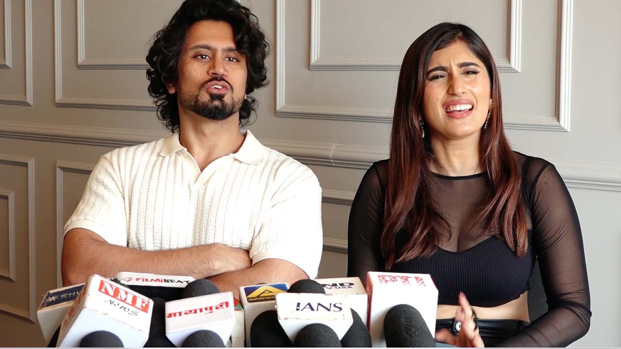 Akasa Singh with brother Asa Singh interaction with media for their new song KOI JAAYE TOH LE AAYE