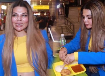 Rakhi Sawant ने Mumbai Airport पर इडली वड़ा खाकर की सेहरी, खाने से पहले मांगी दुआ, मचाया धमाल…| Shudh Manoranjan