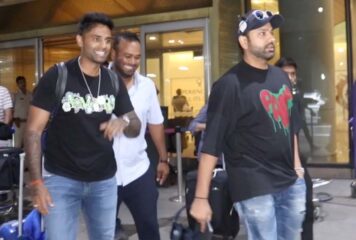 Rohit Sharma and Suryakumar Yadav spotted at Mumbai Airport | Shudh Manoranjan