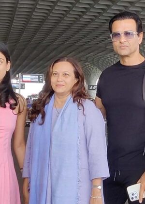 Khatron Ke Khiladi 13: Rohit Roy with family spotted at Mumbai Airport | Shudh Manoranjan